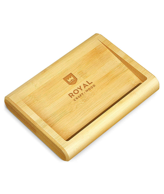 Bamboo Soap Dish Set of 2